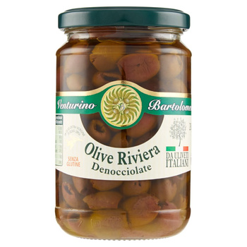 Oliwki zielone drylowane Riviera 280 g – Venturino Bartolomeo
