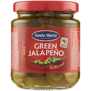 Papryczki Green Jalapeno, 215 g - Santa Maria