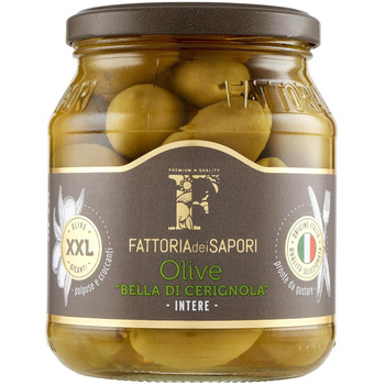 Zielone Oliwki Bella Di Cerignola, 630 g - Fattoria Dei Sapori