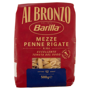 Makaron Mezze Penne Rigate n354, 500g – Barilla Al Bronzo
