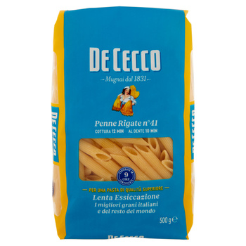 De Cecco Penne Rigate n.41 włoski makaron rurki 500g