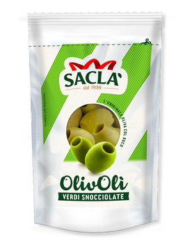 Zielone Oliwki Drylowane, 185 g - Sacla