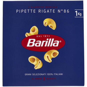 Włoski makaron Pipette Rigate N 86, 1 kg - Barilla