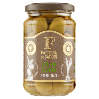 Oliwki Zielone Bez Pestek, 330 g – Fattoria Dei Sapori