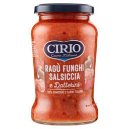 Cirio Sos Ragu z Grzybami, Kiełbaskami i Pomidorkami Daktylowymi, 350 g